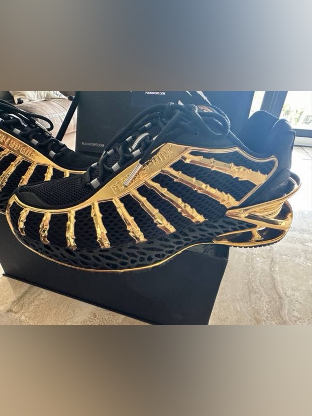 PHILIPP PLEIN TIGER Thunderstorm GenX NFT sneakers - Picture 7 of 17